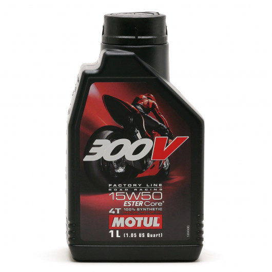 Motul 300V Factory Line Road Racing ESTER Core 15W-50 4T Motorrad Motoröl 1l